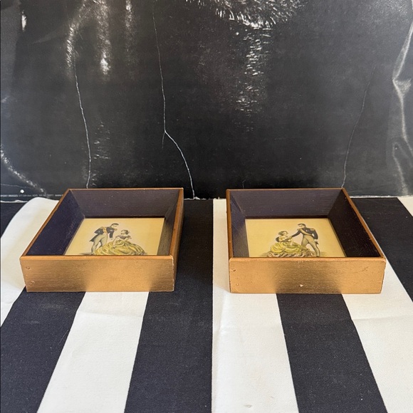 Vintage Romantic Victorian Framed Prints Set | French Cottage Wall Decor - Picture 7 of 7